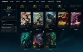 Conta Diamante League of Legends