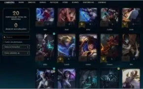 Conta Diamante League of Legends