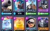 CONTA CLASH ROYALE LVL 12 50% PRO 13, COM 200.000 DE GOLD