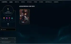 Conta de League of Legends Diamante 4