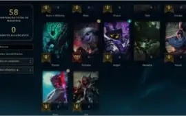 Conta de League of Legends Diamante 4