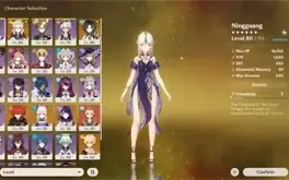CONTA AR 55 GENSHIN - 6 PERSONAGENS 5* E 2 ARMAS 5*