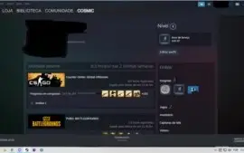 conta csgo PRIME, 9 anos de serviço com 3 jogos!