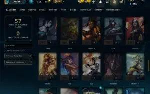 Unranked com 75 Champs e 2 Skins
