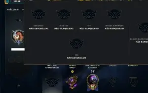 Unranked com 75 Champs e 2 Skins