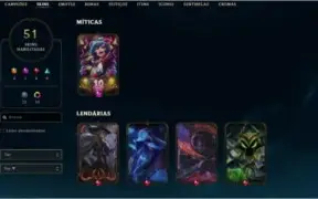 Conta Platina 3 382 Skins(1 Skin ou mais pra cada ADC)Barato