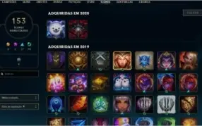 Conta Platina 3 382 Skins(1 Skin ou mais pra cada ADC)Barato
