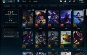 Conta prata 3 com 32 skins e 81 champs