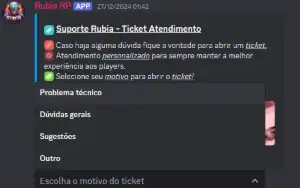 Bot de Ticket e Mensagem Embed Personalizada para Discord