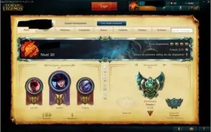 Conta League Of Legends Platina 1