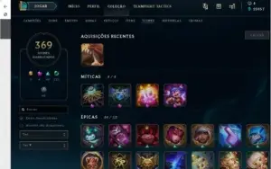 Conta de league of legends
