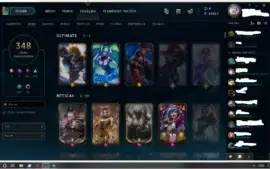 Conta de league of legends