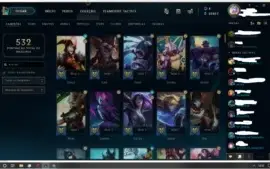 Conta de league of legends