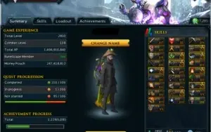 Conta RS3 - Max Cape c/ 9 120's