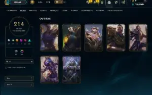 Esmeralda 2 com TODOS os Champs e 214 Skins +3 Prestigios
