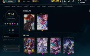 Esmeralda 2 com TODOS os Champs e 214 Skins +3 Prestigios
