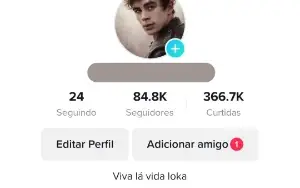 Conta Tiktok +84K Seguidores