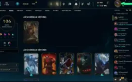 Conta Lol rara Twitch medieval e ww cinzento