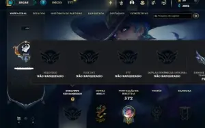 Unranked com 110 Champs e 51 Skins