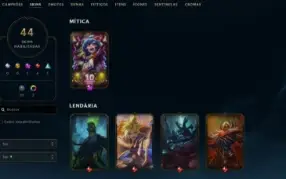 Conta LoL Full Acesso 102 Champs e 44 Skins Kayle Juiza