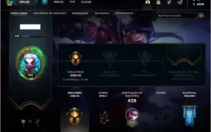 Conta ouro 3 com 154 champs e 164 skins ( MAIN ADC )