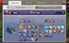 CV12 FULL CLASH OF CLANS TH12 6 CONSTRUTOR paisagem 6 skins
