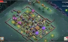 CV12 FULL CLASH OF CLANS TH12 6 CONSTRUTOR paisagem 6 skins