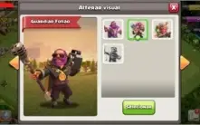 CV12 FULL CLASH OF CLANS TH12 6 CONSTRUTOR paisagem 6 skins