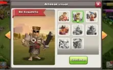 CV12 FULL CLASH OF CLANS TH12 6 CONSTRUTOR paisagem 6 skins