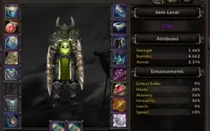 Warrior 290ilvl/Montaria glad/tabard na bag