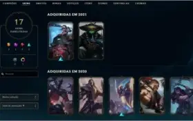Conta LoL Diamante 4 75% winrate