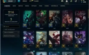 Conta Unranked com 59 Champs e 26 Skins