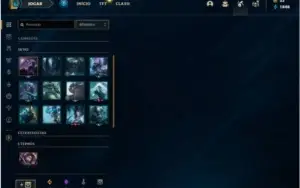 Conta Unranked com 59 Champs e 26 Skins