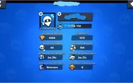 Conta Brawl Stars 9831 troféus