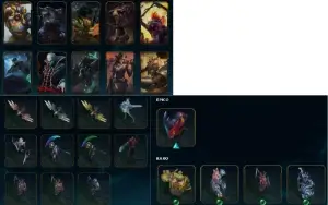 Conta LOL (League of legends) 140 skins 1200 gastos ex gold
