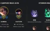 Conta LOL (League of legends) 140 skins 1200 gastos ex gold