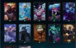 GOLD V, 94 Skins (DJ Sona), lvl 96 e 125 champs