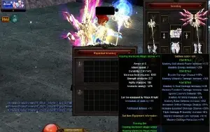 Conta do RealMU Personagem Magic Gladiator Lv 1256 ALL Manti