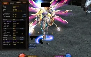 Conta do RealMU Personagem Magic Gladiator Lv 1256 ALL Manti