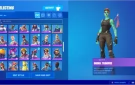 FORTNITE 124 SKINS + SALVE O MUNDO (EMOTES E SKINS RARAS)