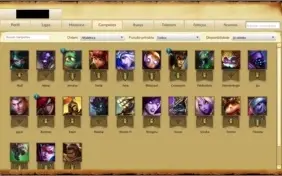 Conta lol  borda ouro