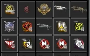 Conta csgo com 3 medalhas + 500 adesivos no inventario