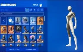 CONTA FORTNITE +170 SKINS COM SALVE O MUNDO