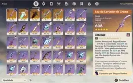 AR55 Hutao, Raiden Shogun, Luz Do Cortador de Grama, armas 5