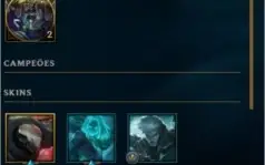 CONTA G2 DESDE 2015 COM SKIN VARUS CONQUISTADOR NO ESPÓLIO