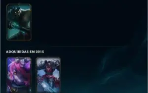 CONTA G2 DESDE 2015 COM SKIN VARUS CONQUISTADOR NO ESPÓLIO