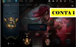 Combo de 02 contas League of Legends.