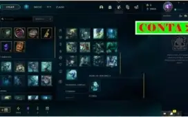 Combo de 02 contas League of Legends.
