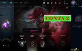 Combo de 02 contas League of Legends.