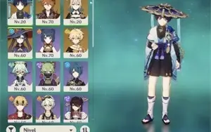 Ar42. Andarilho e Childe + agitação trovejante, Mona e Jean